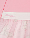 Платье с тюлевой юбкой, розовое Monnalisa | Фото 3