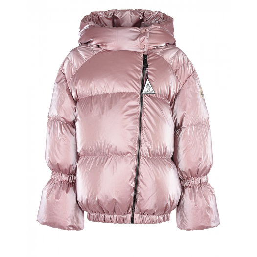 Розовая куртка-пуховик Moncler | Фото 1