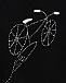 Черный джемпер с вышитым велосипедом IL Gufo | Фото 3