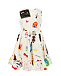 Трикотажное платье с принтом &quot;собаки&quot; Dolce&Gabbana | Фото 3
