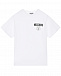 Комплект: белая футболка и черные бермуды Moschino | Фото 3