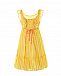 Желтое платье в красную полоску Aletta | Фото 2