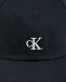 Черная бейсболка с белым лого Calvin Klein | Фото 3