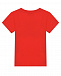 Красная футболка с принтом &quot;медвежонок и подарки&quot; Moschino | Фото 2