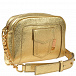 Золотистая сумка с декоративным карманом Balmain | Фото 2