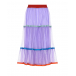 Сиреневая юбка с разноцветными лентами  | Фото 1