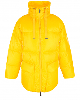 Желтая куртка over fit с принтом на подкладке Freedomday Желтый, арт. IFRW644AB179 RD LEMON | Фото 1