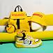 Желтый рюкзак с лого, 24x23x13 см Dsquared2 | Фото 2
