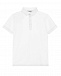 Белая трикотажная футболка-поло Aletta | Фото 2