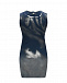 Платье мини с серебряным нанесением, тёмно-синее Diesel | Фото 5