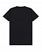 Черная футболка с принтом Emporio Armani | Фото 2