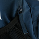 Голубой рюкзак с белым лого Emporio Armani | Фото 6