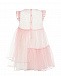 Розовое платье с рюшами IL Gufo | Фото 2