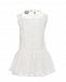 Белое платье с цветочной вышивкой Ermanno Scervino | Фото 3