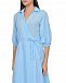 Голубое платье с рукавами 3/4 120% Lino | Фото 6