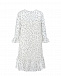 Белое платье с принтом &quot;звезды&quot; Dan Maralex | Фото 5