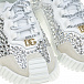 Белые кроссовки NS1 со стразами Dolce&Gabbana | Фото 6
