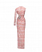 Платье с драпировкой на талии, розовое Missoni | Фото 2