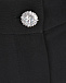 Черные брюки палаццо с отделкой перьями ALINE | Фото 10