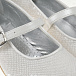 Белые туфли с пайетками Monnalisa | Фото 6