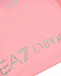 Розовая толстовка-худи с логотипом Emporio Armani | Фото 4
