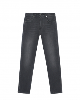 Черные джинсы с потертостями Neil Barrett Черный, арт. 033598 127 | Фото 1
