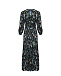 Платье ALLEGRA с мелким цветочным принтом, черное Pietro Brunelli | Фото 7