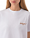 Белая футболка с вышитым лого MSGM | Фото 7