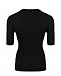 Черный блузон с короткими рукавами Parosh | Фото 4