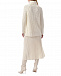 Молочная плиссированная юбка из смесовой шерсти Pietro Brunelli | Фото 5