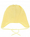 Желтая шапка со звездами Il Trenino | Фото 2