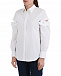 Белая рубашка с прорезями на рукавах Vivetta | Фото 6