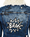 Утепленная джинсовая куртка с отделкой из эко-меха Monnalisa | Фото 6