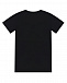 Черная футболка с белым логотипом Balmain | Фото 2