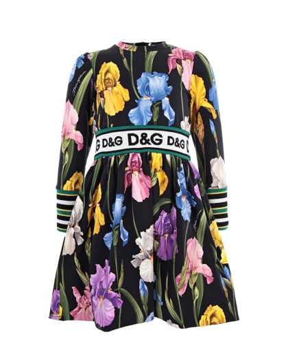 Платье с цветочным принтом Dolce&Gabbana | Фото 1