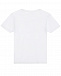 Белая футболка из хлопка с вышивкой и патчем Diesel | Фото 3