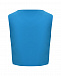 Жилет на пуговицах с логотипом, синий MSGM | Фото 2