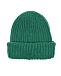 Зеленая шапка из мохера и шерсти  | Фото 2