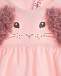 Розовое платье с аппликацией IL Gufo | Фото 3