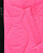 Стеганый розовый жилет с черным кантом Diesel | Фото 4