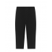 Черные флисовые брюки Poivre Blanc | Фото 1