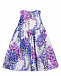 Платье из поплина с принтом &quot;глицинии&quot; Dolce&Gabbana | Фото 3