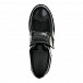 Черные туфли с логотипом в тон Dolce&Gabbana | Фото 5