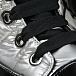 Серебристые мембранные сапоги со шнуровкой ONWAY | Фото 6