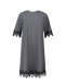 Платье с отделкой черным кружевом Dan Maralex | Фото 1