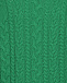 Зеленый джемпер из кашемира с узором &quot;косы&quot; FTC Cashmere | Фото 3