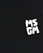 Черные спортивные брюки с лого MSGM | Фото 3