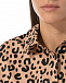 Бежевая рубашка с леопардоввым принтом Dan Maralex | Фото 5