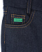 Однотонные джинсы с декором на заднем кармане  | Фото 3