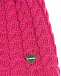 Розовая шапка с меховым помпоном Il Trenino | Фото 3